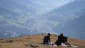 Ein derartiges Panorama ldt verstndlicherweise zu einem gemtlichen Gipfelpicknick ein. Auf der sd-westlichen Talseite liegen Werfen und die Salzach.