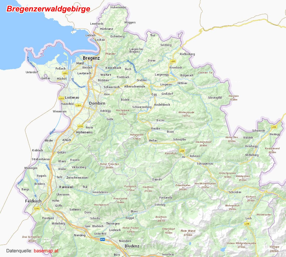 Bregenzerwaldgebirge