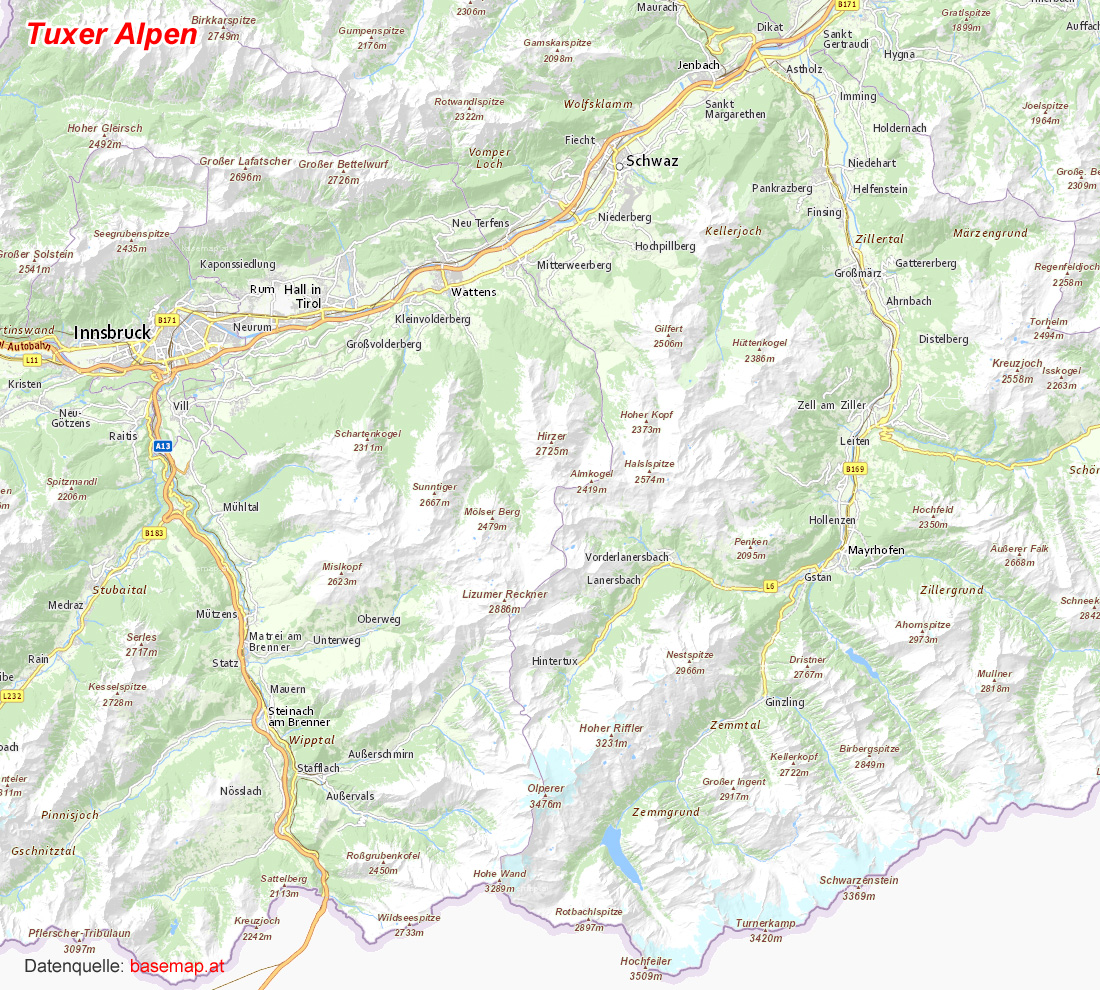 Tuxer Alpen