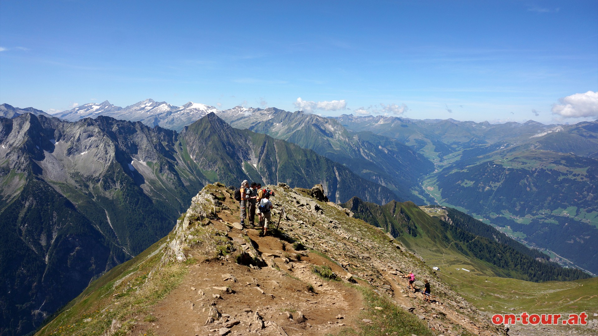 Der Grat ist grundstzlich unschwierig, 