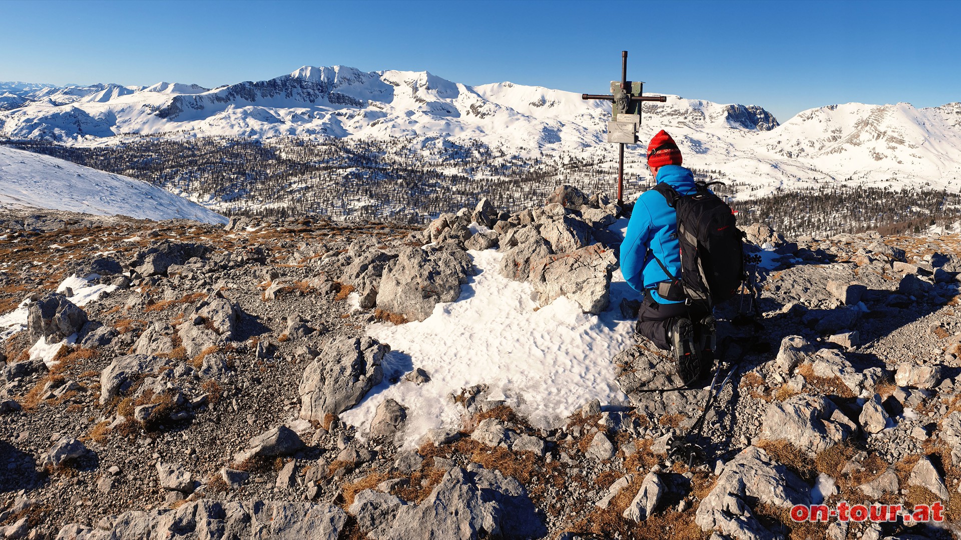 Angerkogel; NW-Panorama mit Hochmlbing, Schrocken und Pyhrner Kampl.