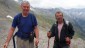 Beim Abstieg treffen wir noch zwei Belgische Bergkameraden. Jo (rechts) hat alle 4000er der Alpen bestiegen.