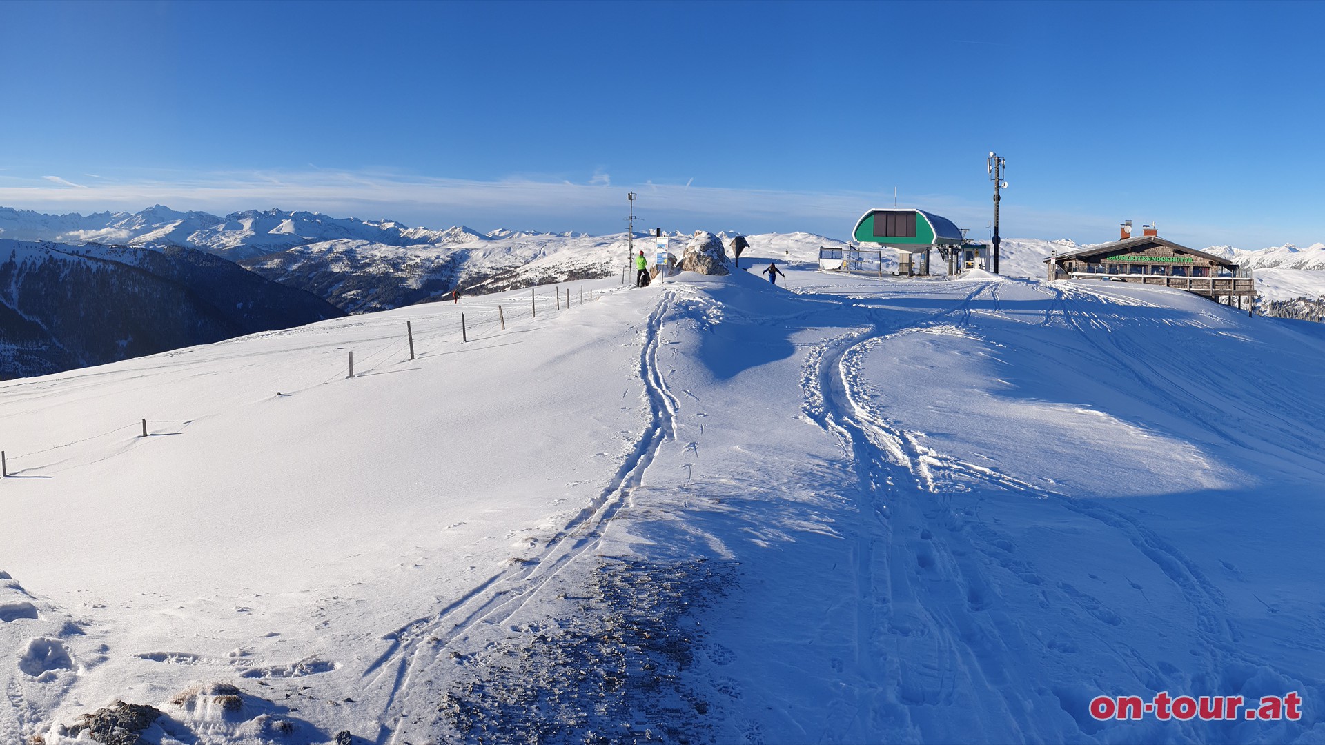 Grnleitennock; N-Panorama mit Grnleitennockhtte.