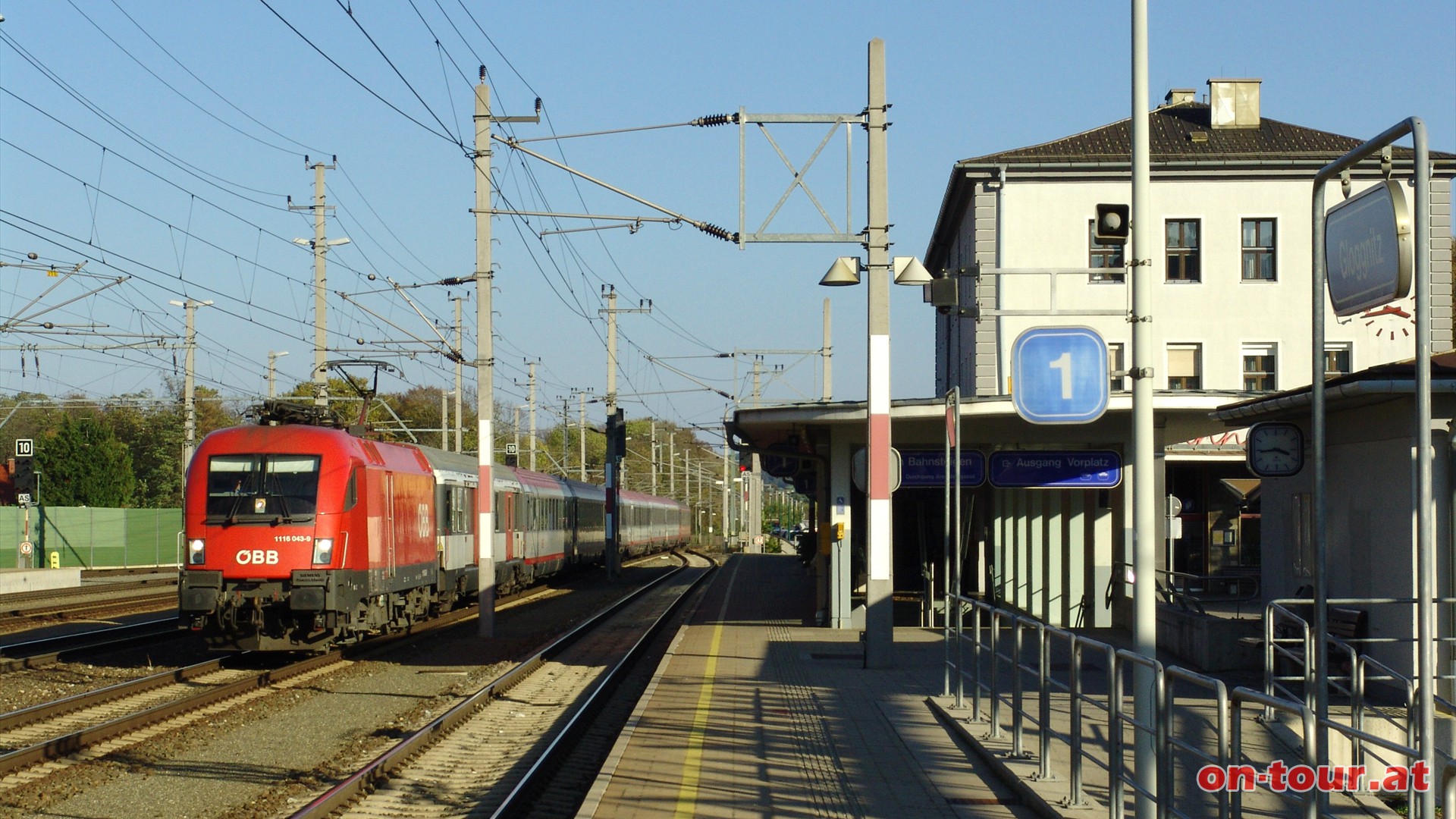 ..... Bahnhof Gloggnitz.