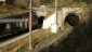 Vor der Passhhe Semmering taucht die Bahn in den Haupttunnel ein, der aus zwei eingleisigen Tunnelrhren besteht.