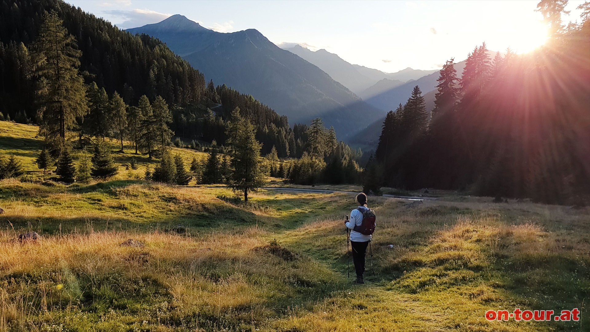 Abstieg zur Pfundser Tschey.