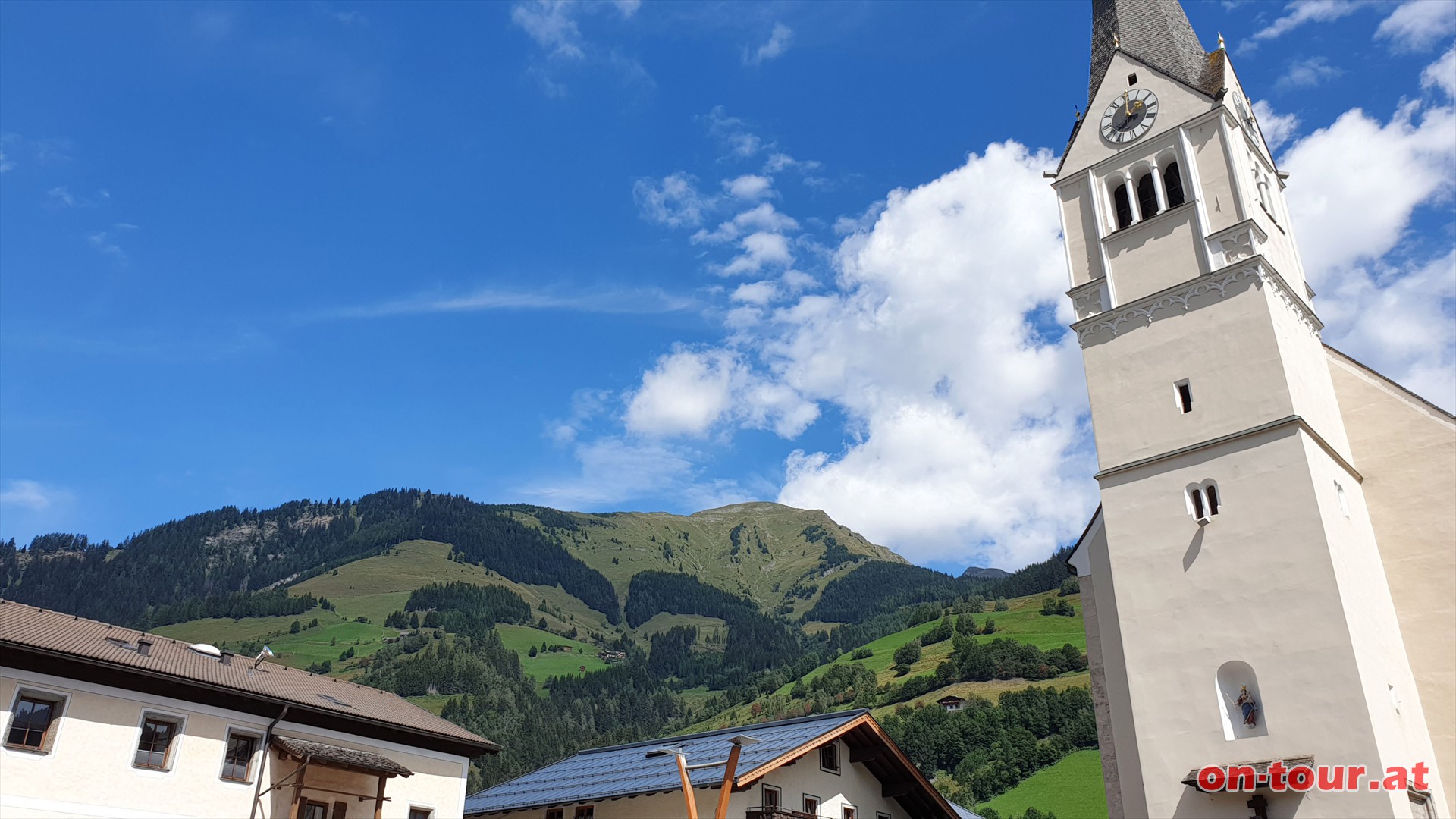 Start; Rauris mit Blick zum Grubereck.