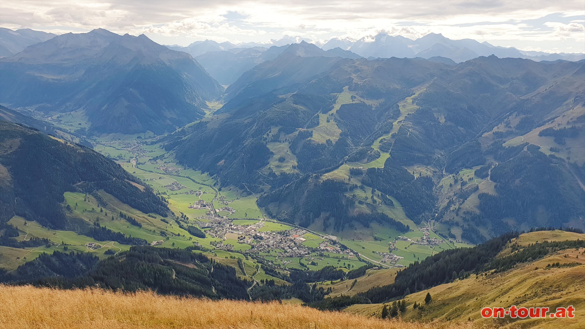 Tiefblick nach Rauris.