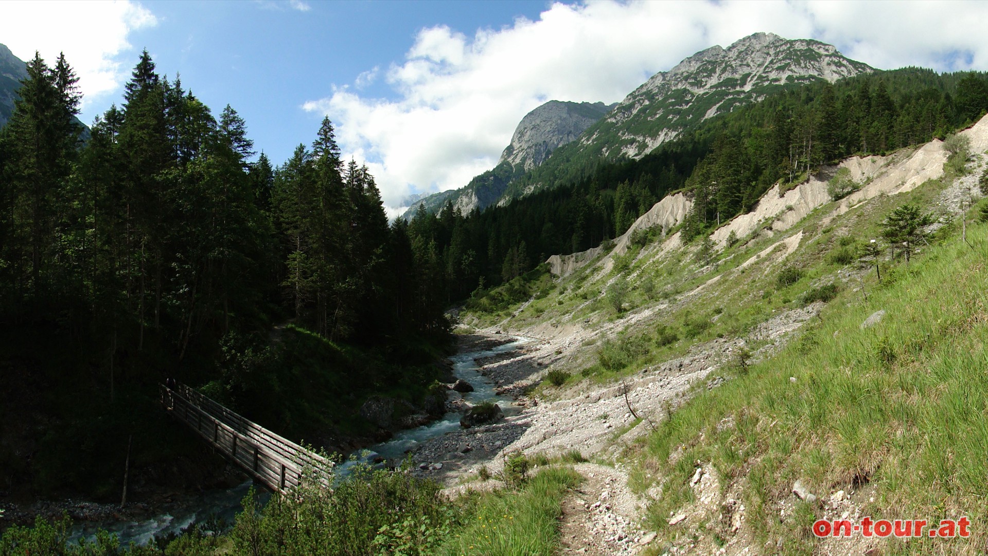 Aufstieg ber das Johannestal.