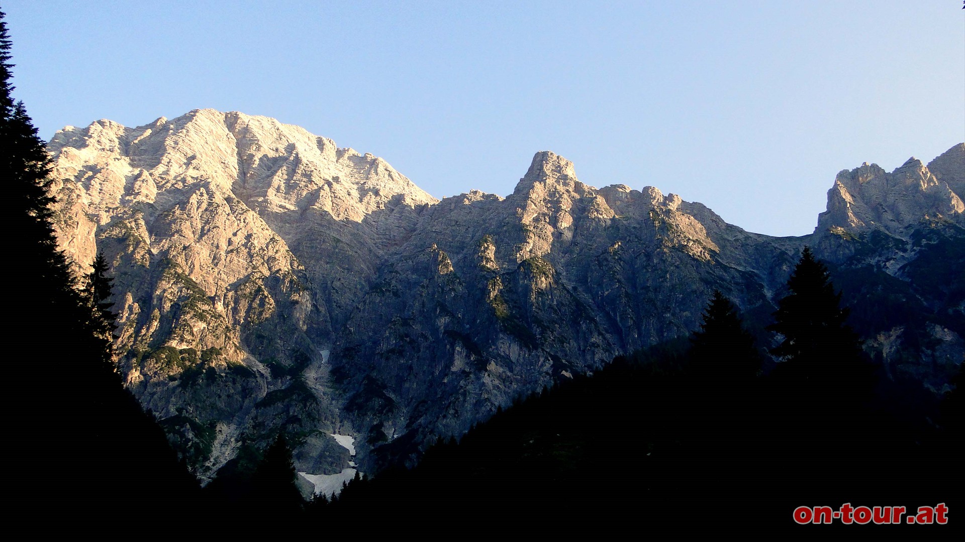 Birnhorn, Hochzint und Fahnenkpfl (links nach rechts).