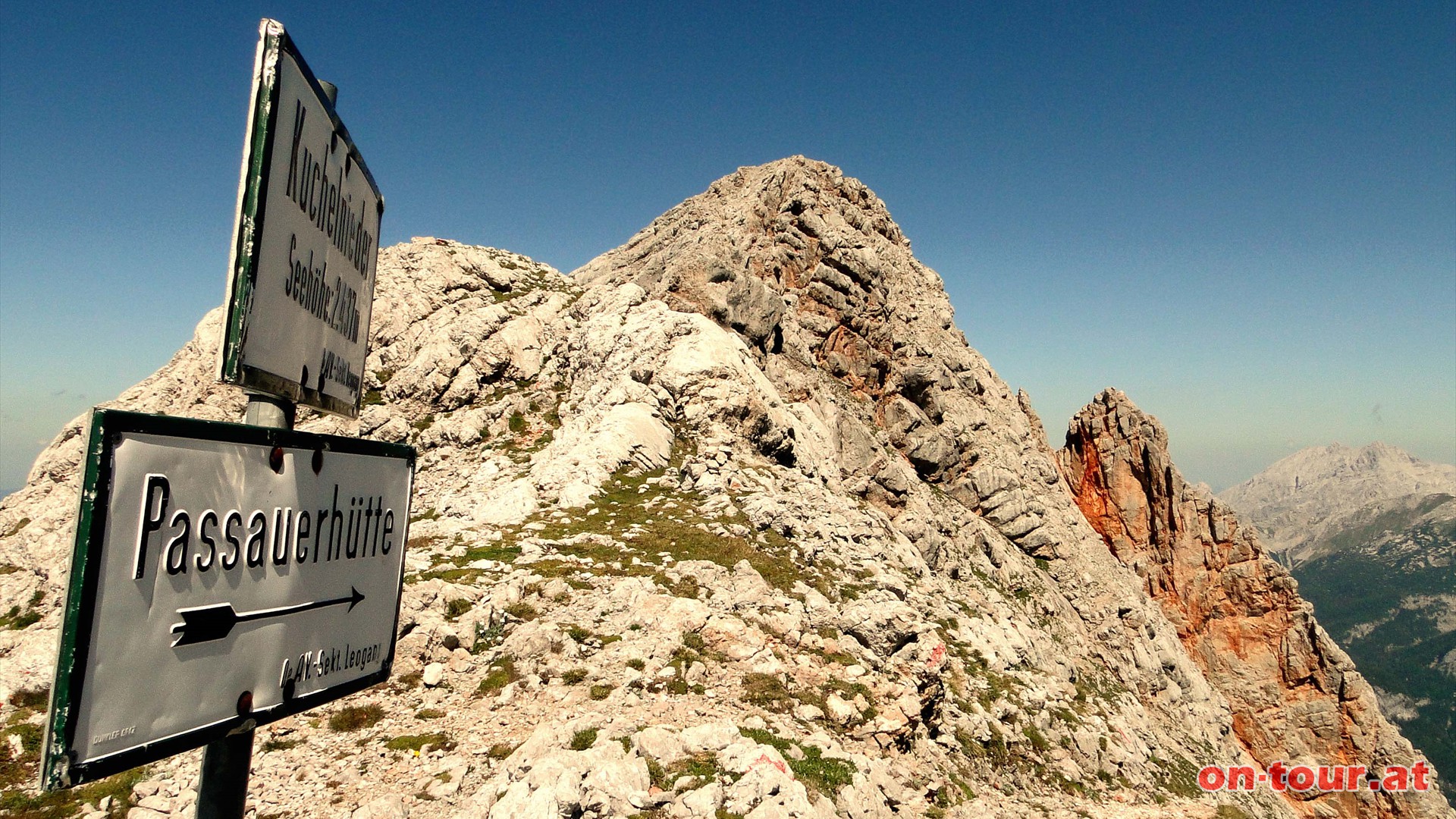 Kuchelnieder; Blick zum Kuchelhorn im Norden. Rechts bergab.