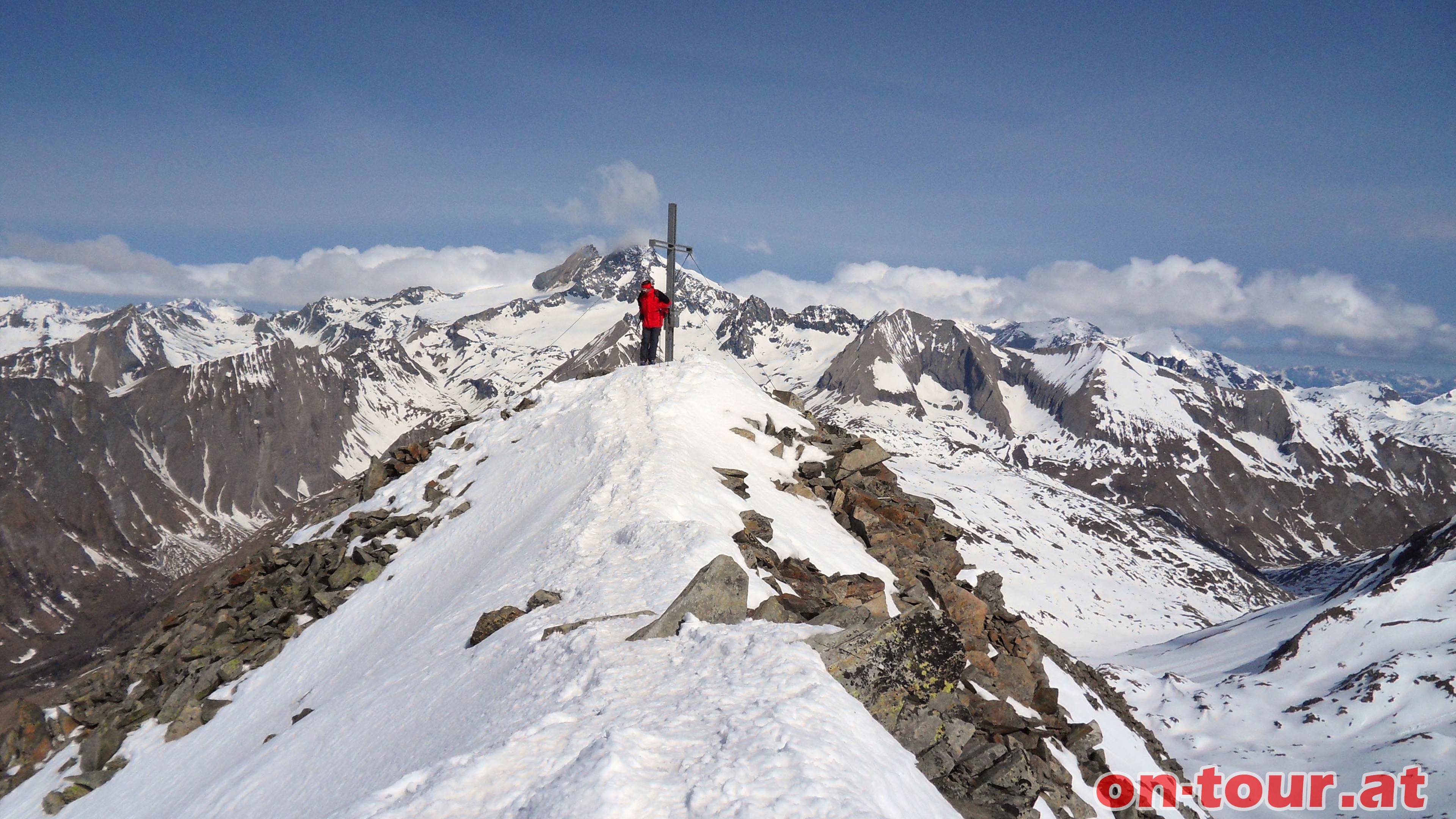 ber den Grat hinber und das Gipfelglck reicht von groartig bis -Groglockner-.