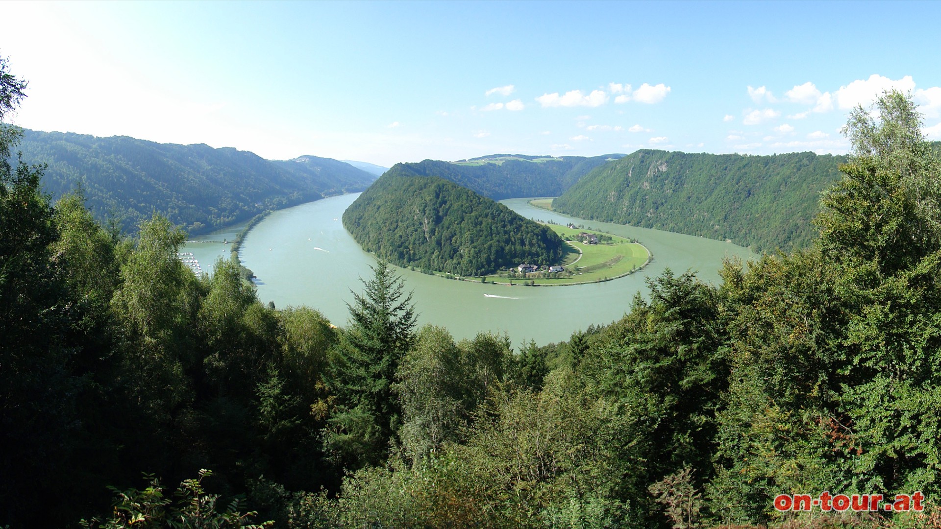 Aussichtspunkt -Schlgener Schlinge-. Sicherlich eines der bedeutendsten Naturschauspiele sterreichs.