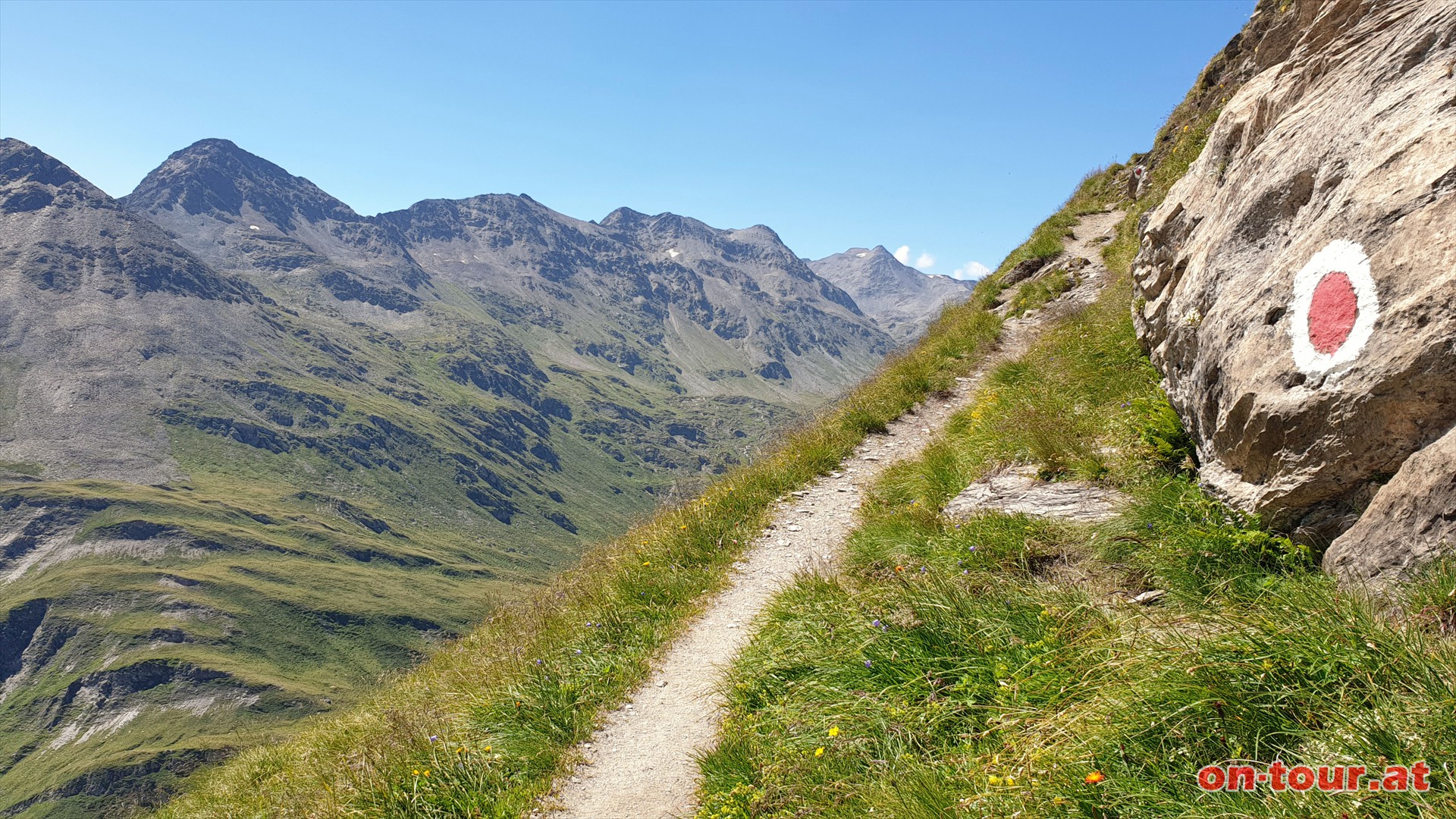 Am Wiener Hhenweg zur Salmhtte.