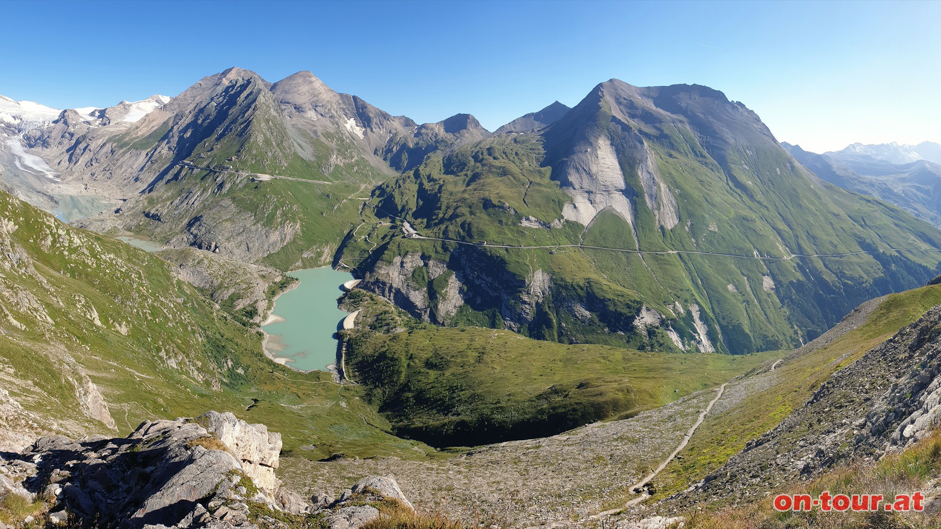 Stockerscharte. Blick zurck.