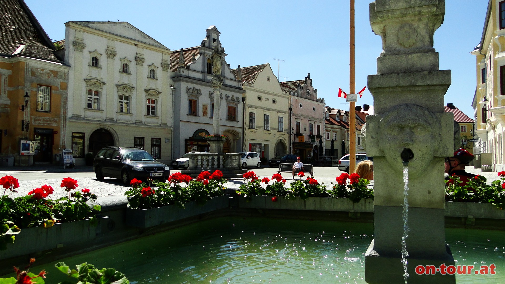 Ausgangspunkt; Hauptplatz von Eggenburg