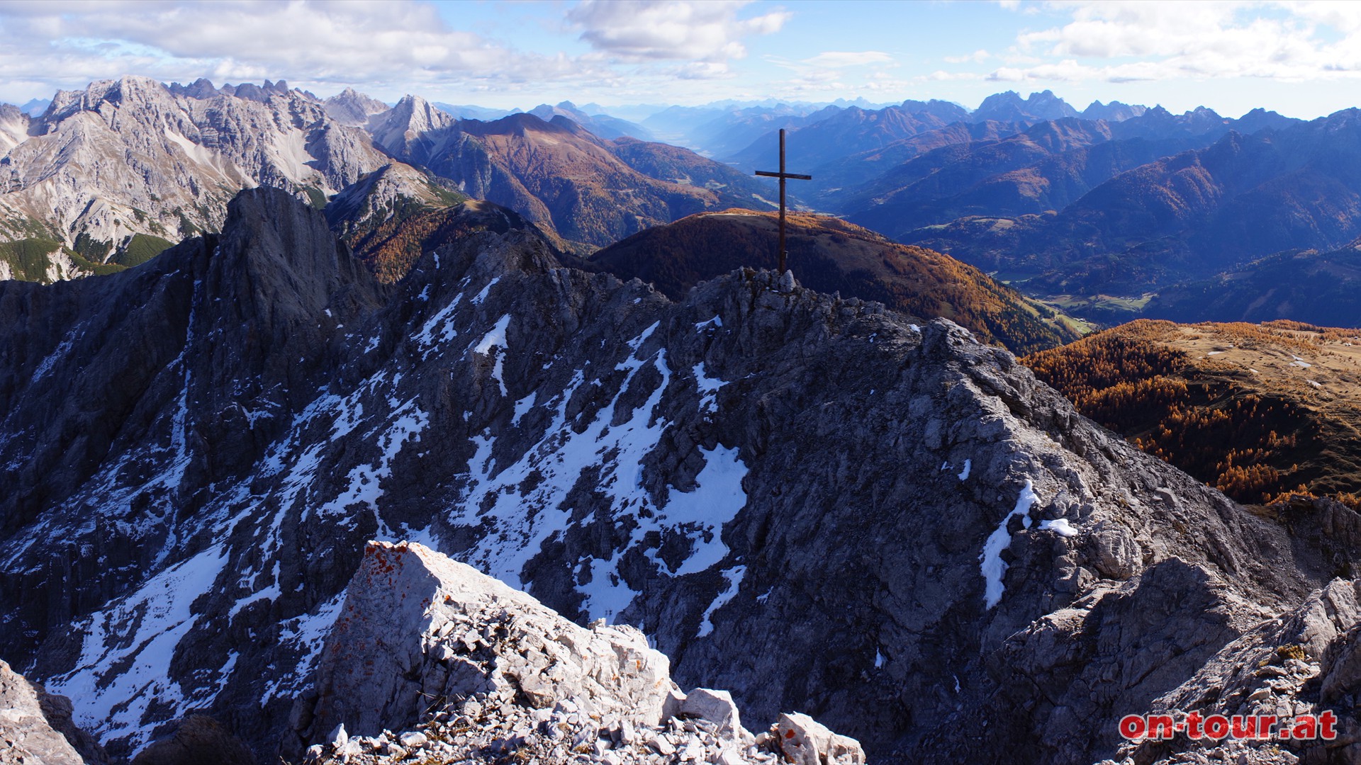 Eggenkofel, 2.591 m; O-Panorama