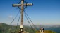 Am Schoberriegel reicht der Blick im Westen bis zur ...