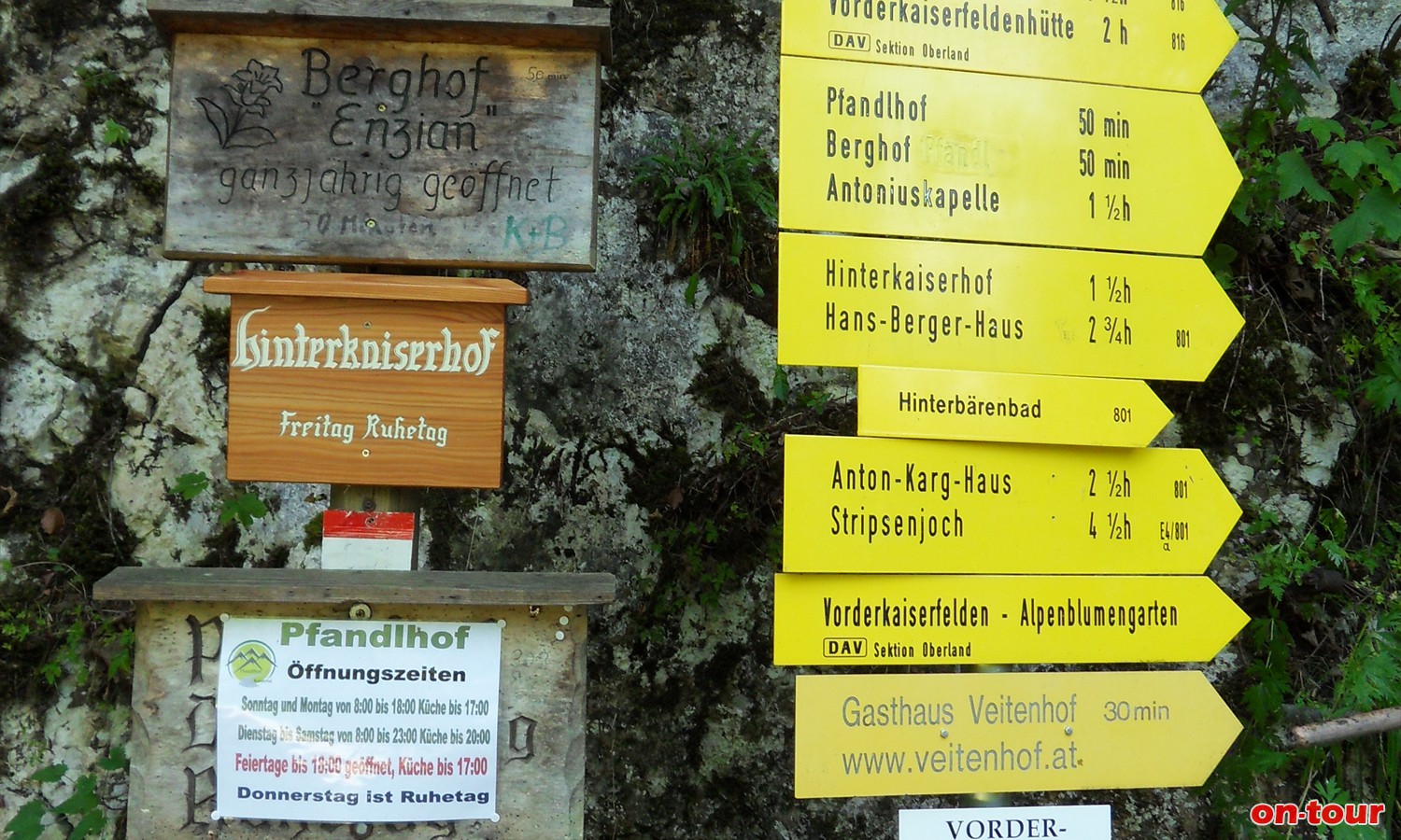 Ausgangspunkt: Gasthaus zum Basislager Harmonie in Kufstein. Parkmglichkeit gegen Entgelt.