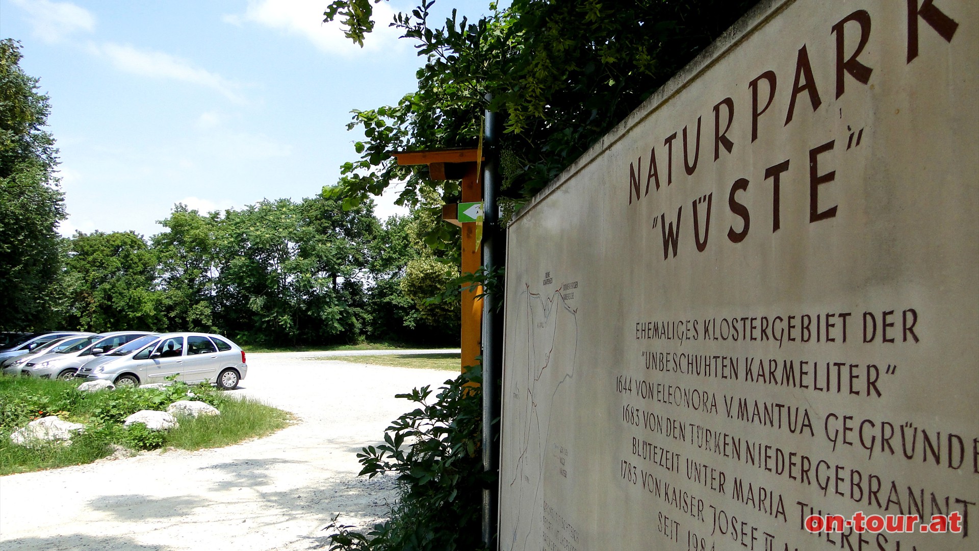 Idealer Tour-Ausgangspunkt ist der Parkplatz beim Naturparkeingang -W�ste-.