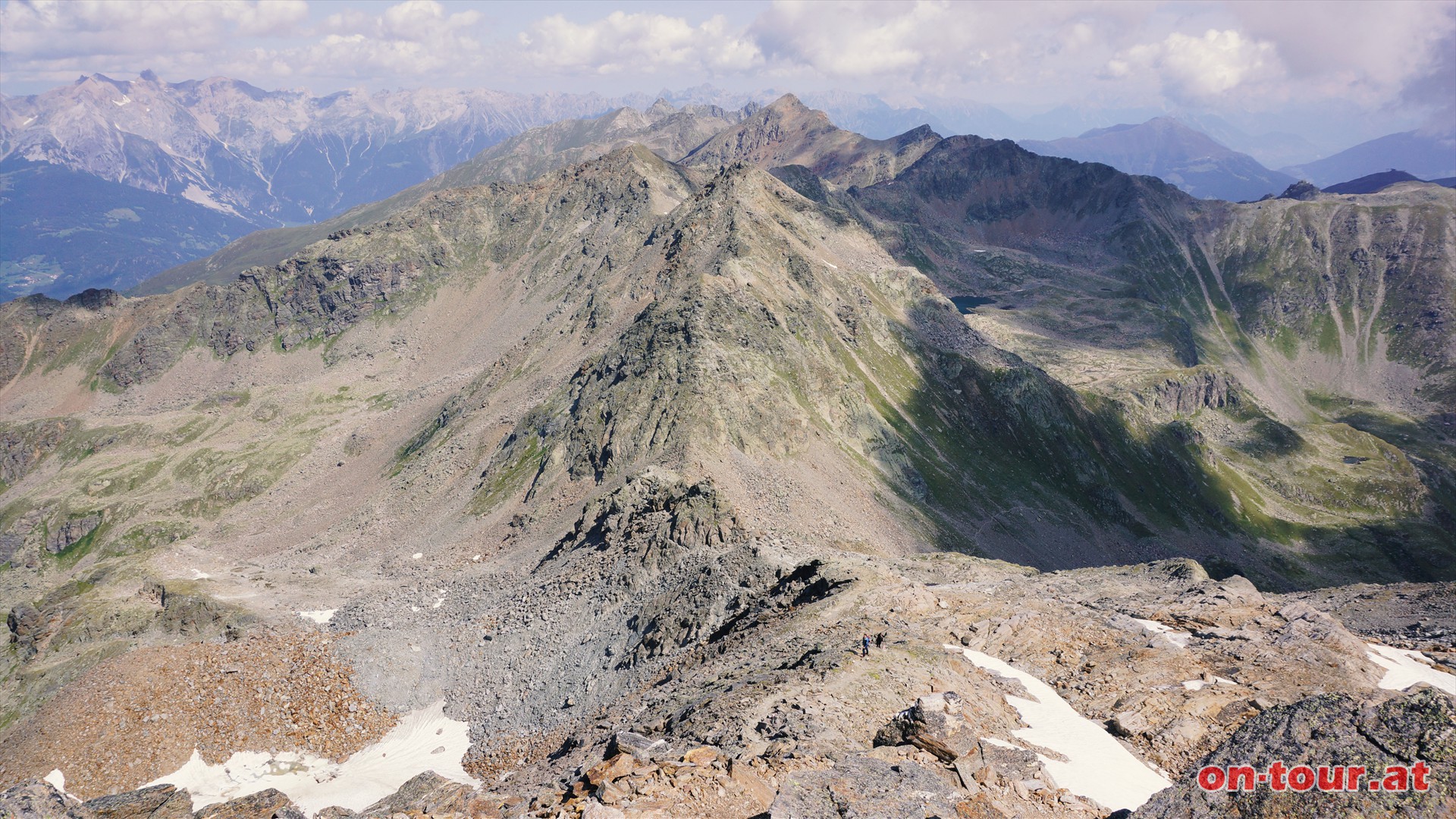 Abstieg zum Furglerjoch.