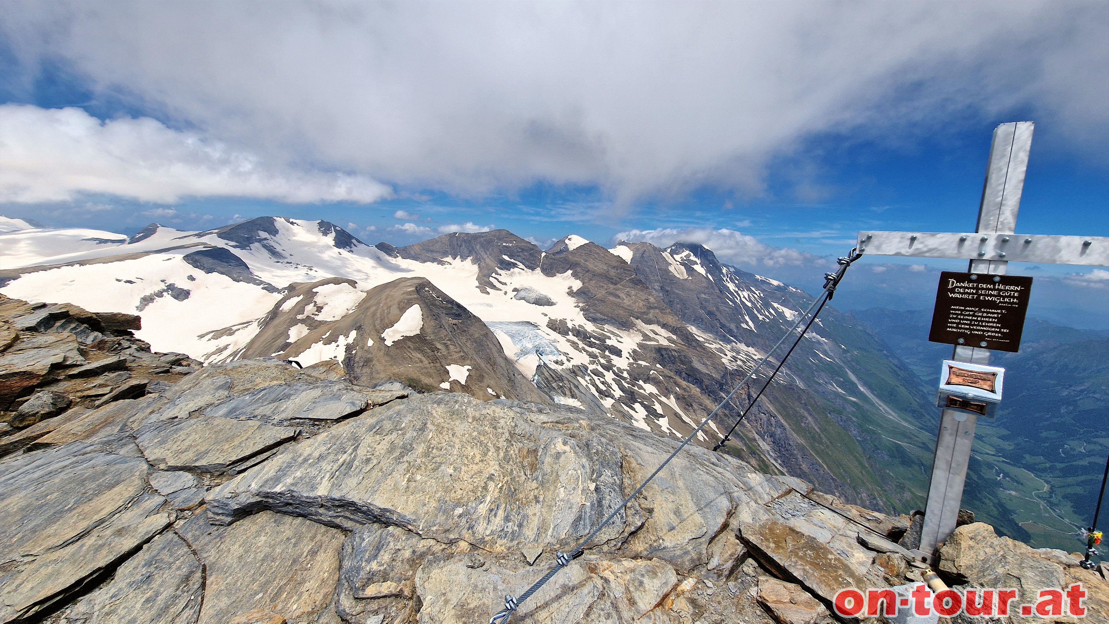 Fuscherkarkopf; N-Panorama zu den Brenkpfen.