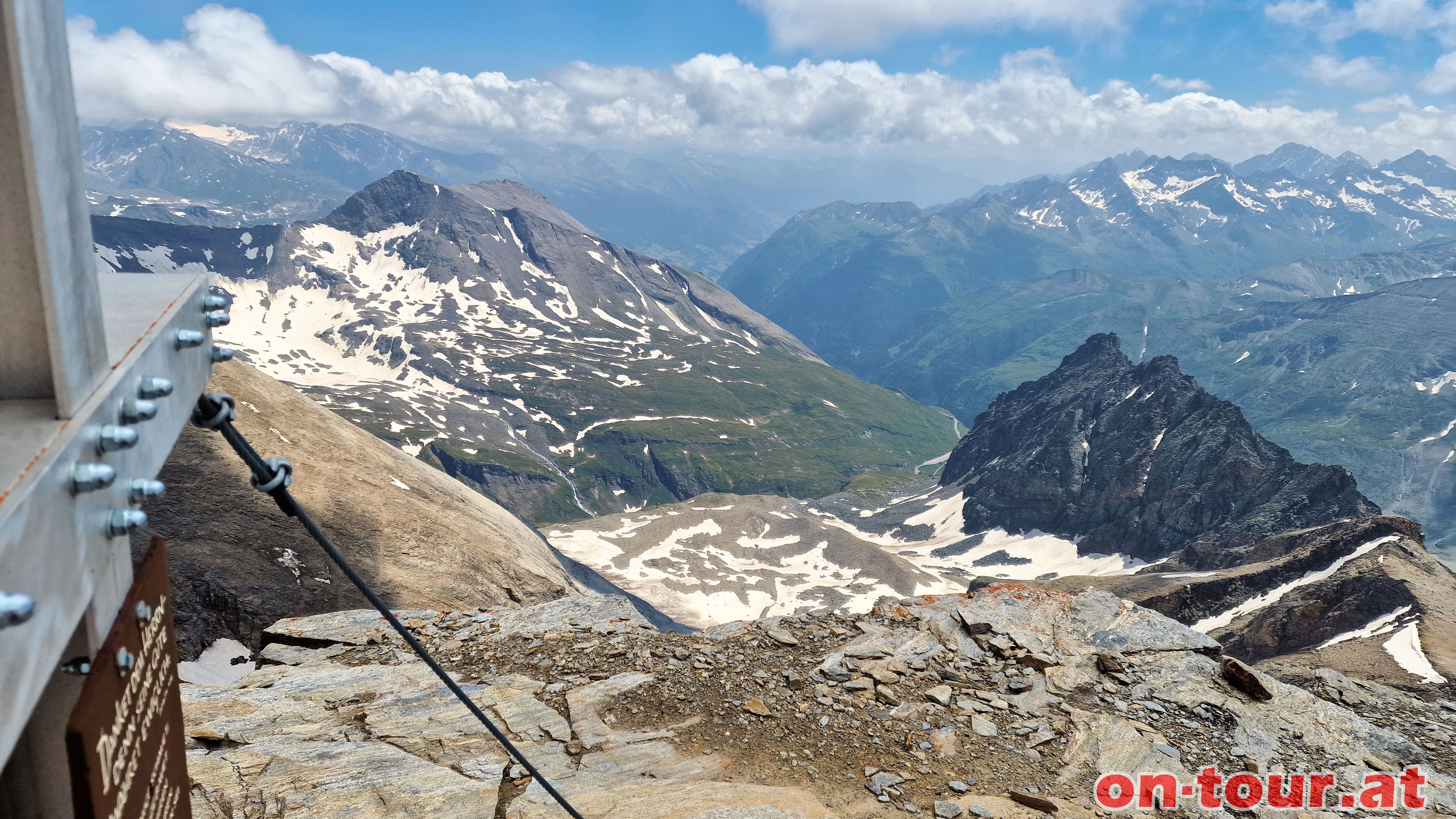 Fuscherkarkopf; SO-Panorama ins obere Mlltal.