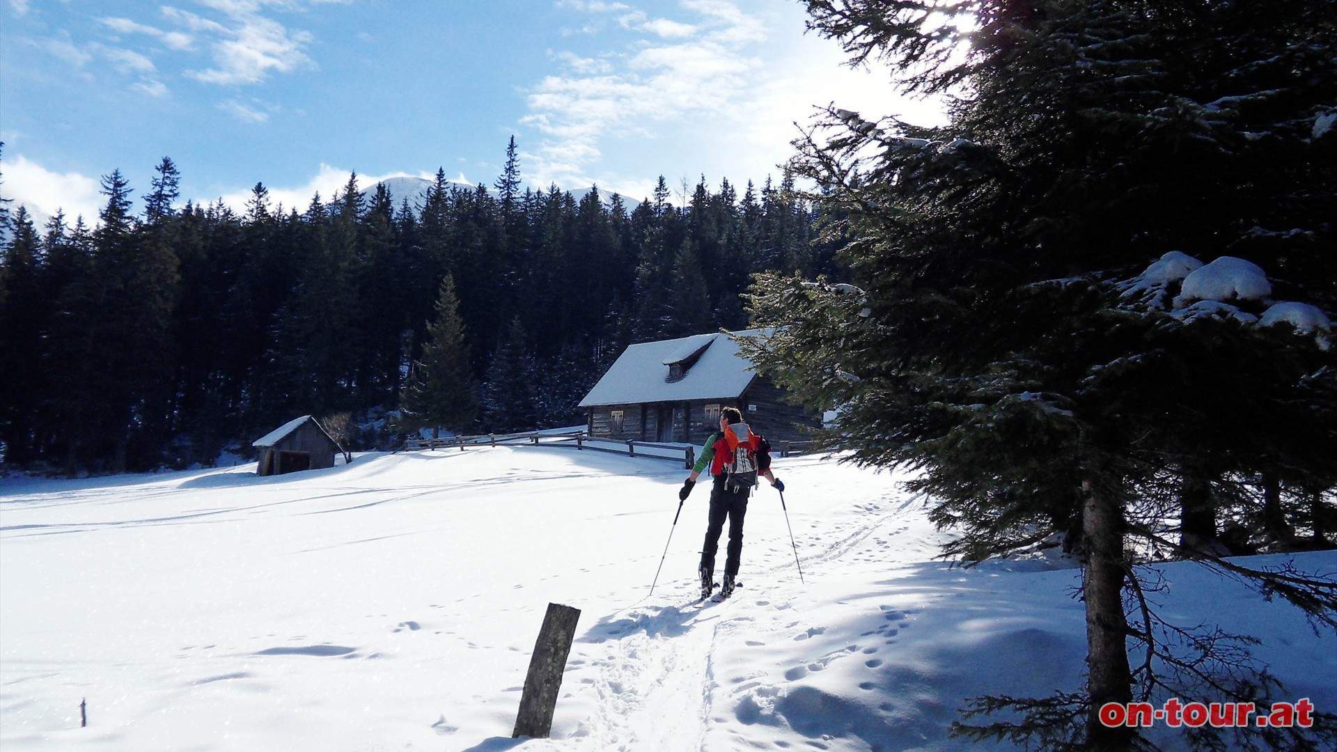 ber den Sommerwanderweg bis zur Mdringalm und Mdringhtte.