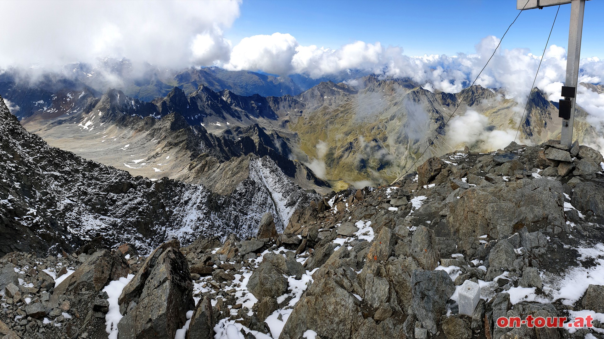 Glockturm; SW-Panorama.