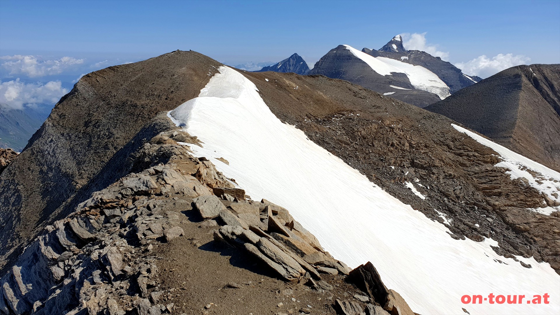 ber die Eiswandscharte zum Mittleren Brenkopf.