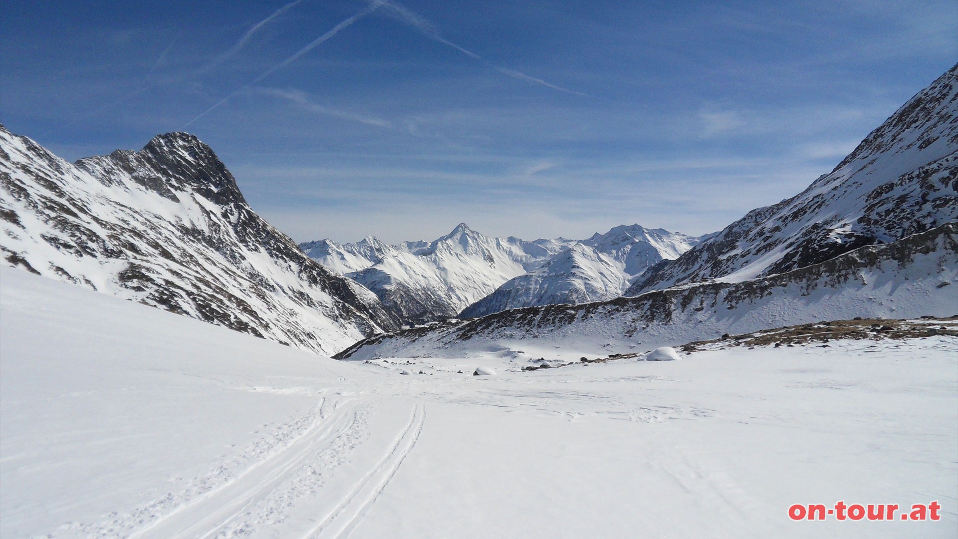 Rckblick nach Sdosten zur Lasrlinggruppe.