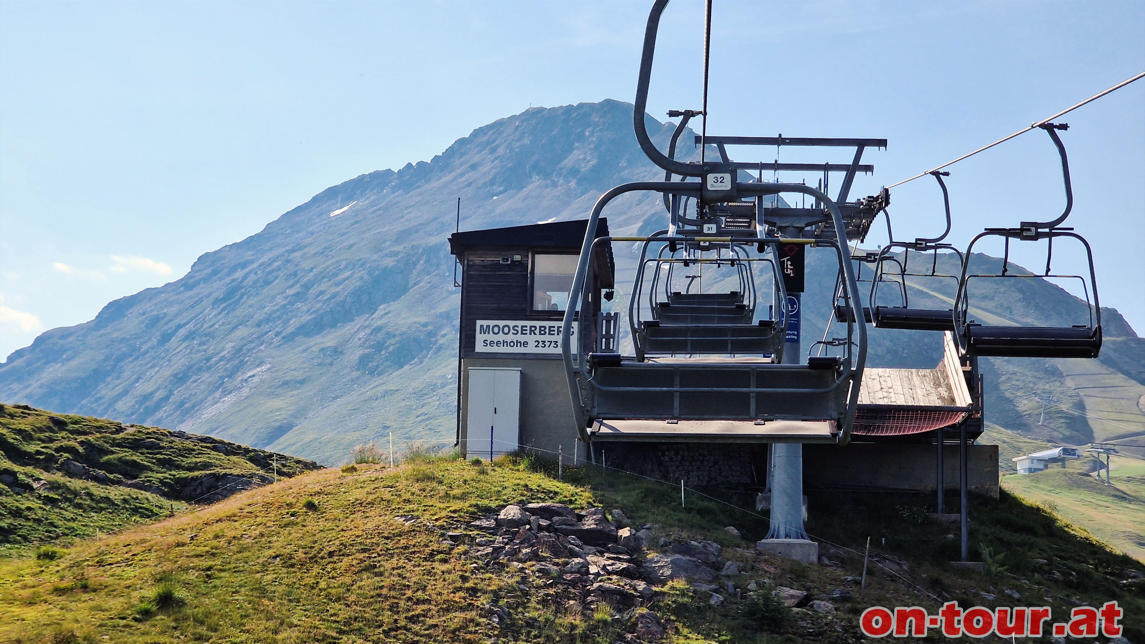 Mit der Brunnalm-Bahn auf den Mooserberg.