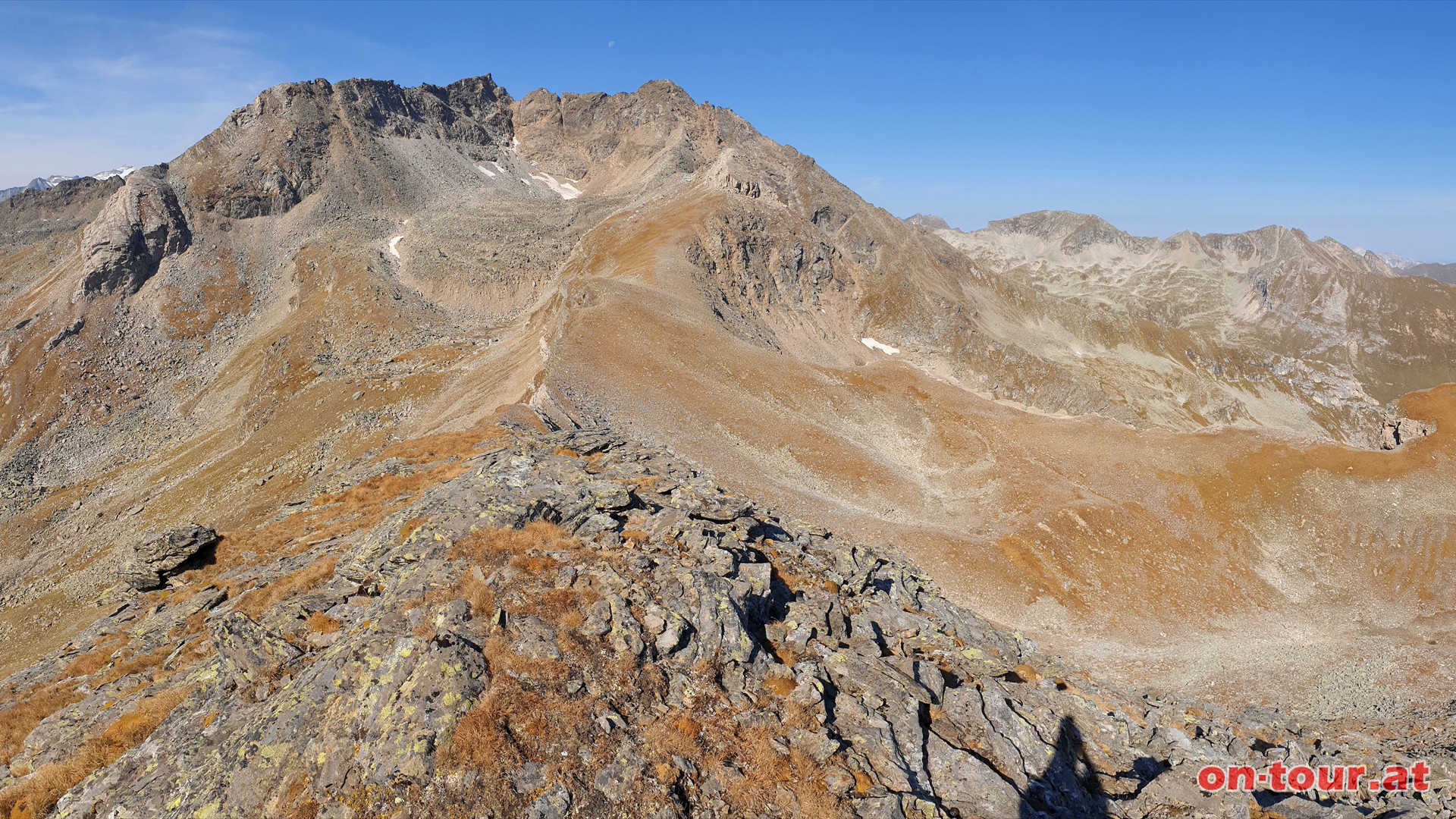 Waschgang; NW-Panorama mit Mittlerem und Kleinem Sonnblick.