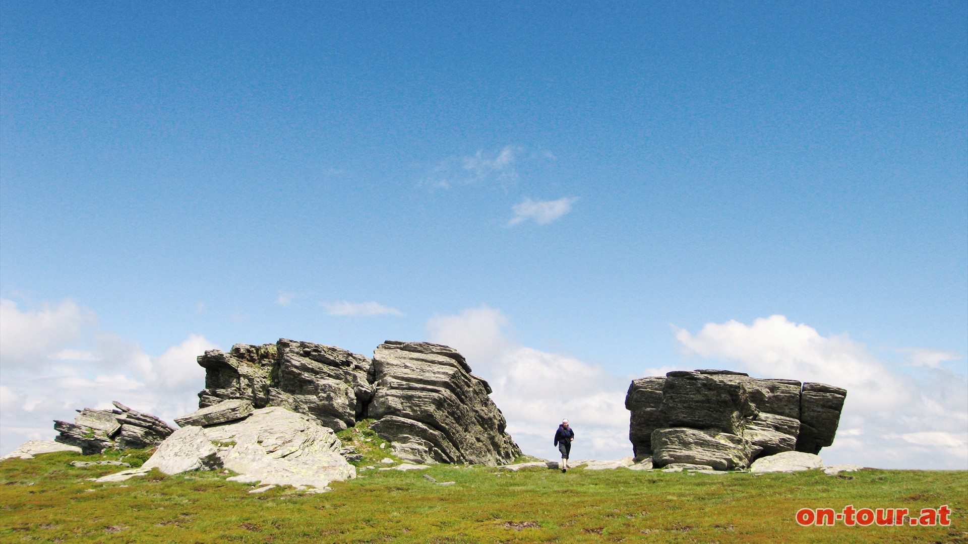 Spannendes Gestein am Koralm Kristall Trail.