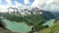 Kapruner Tal mit Hocheiser, Griekogel und Kitzsteinhorn, sowie den Stauseen Mooserboden und Wasserfallboden.