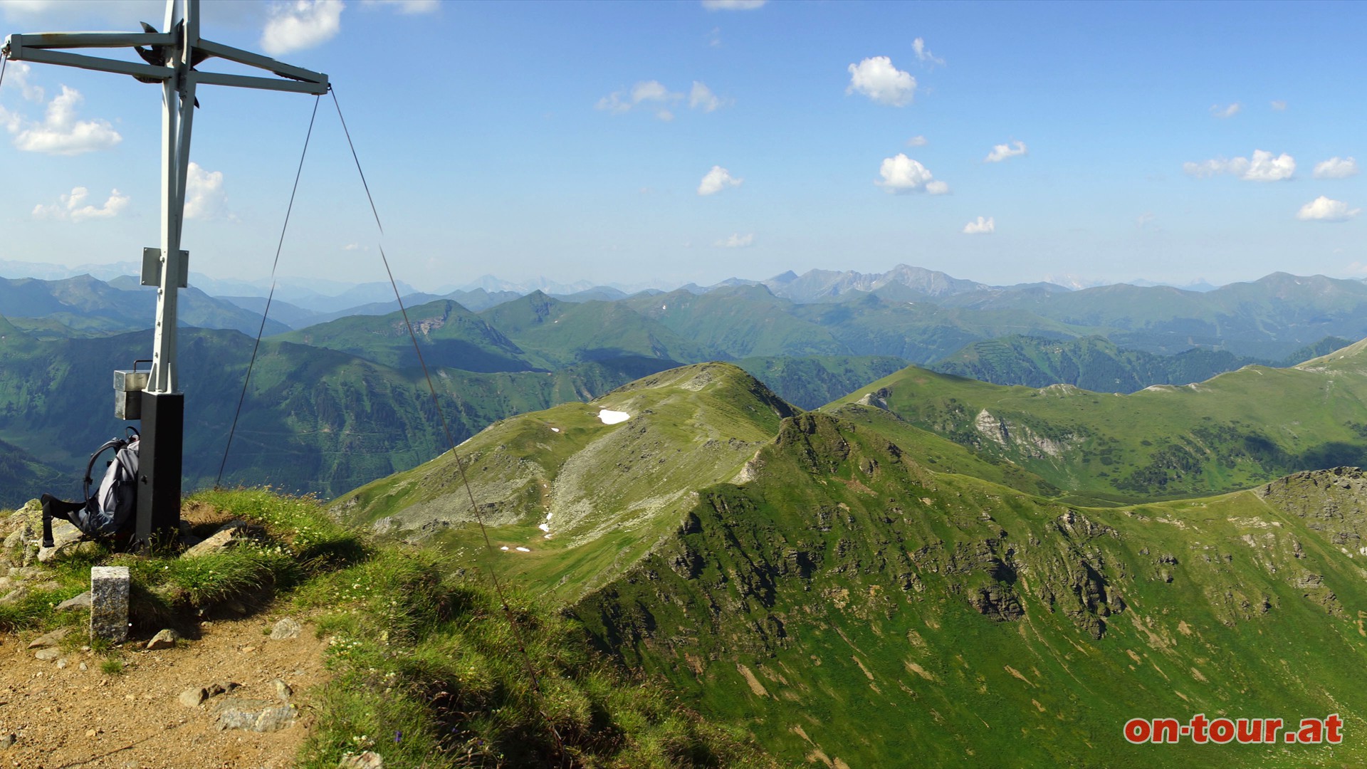 Grohansl; 2.315m, Blick nach NO, Kleinhansl und Wildalm