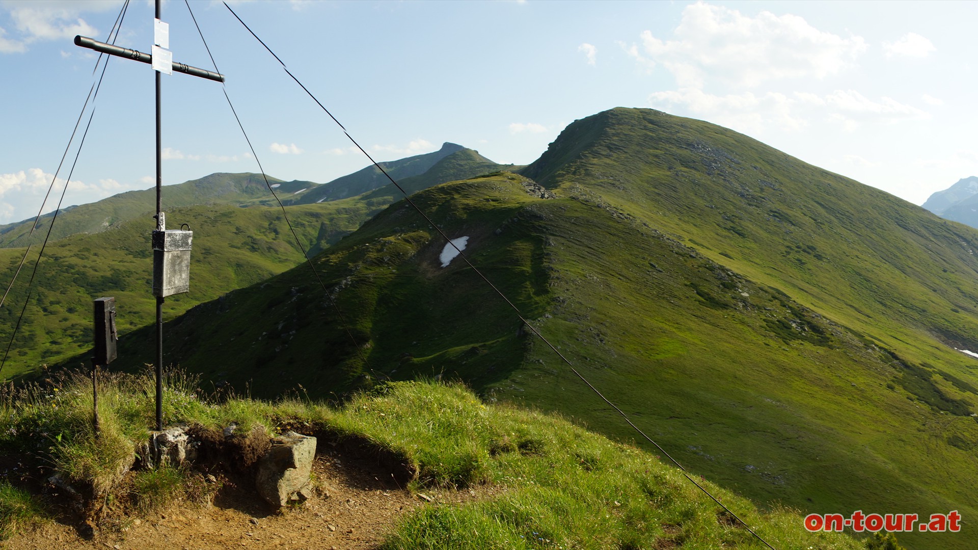 Jauriskampel; 2.064m, Blick zurck zum Kleinhansl