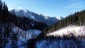 Der Winterweg fhrt durch den Schrckengraben bergauf. Rckblick ins Johnsbachtal.