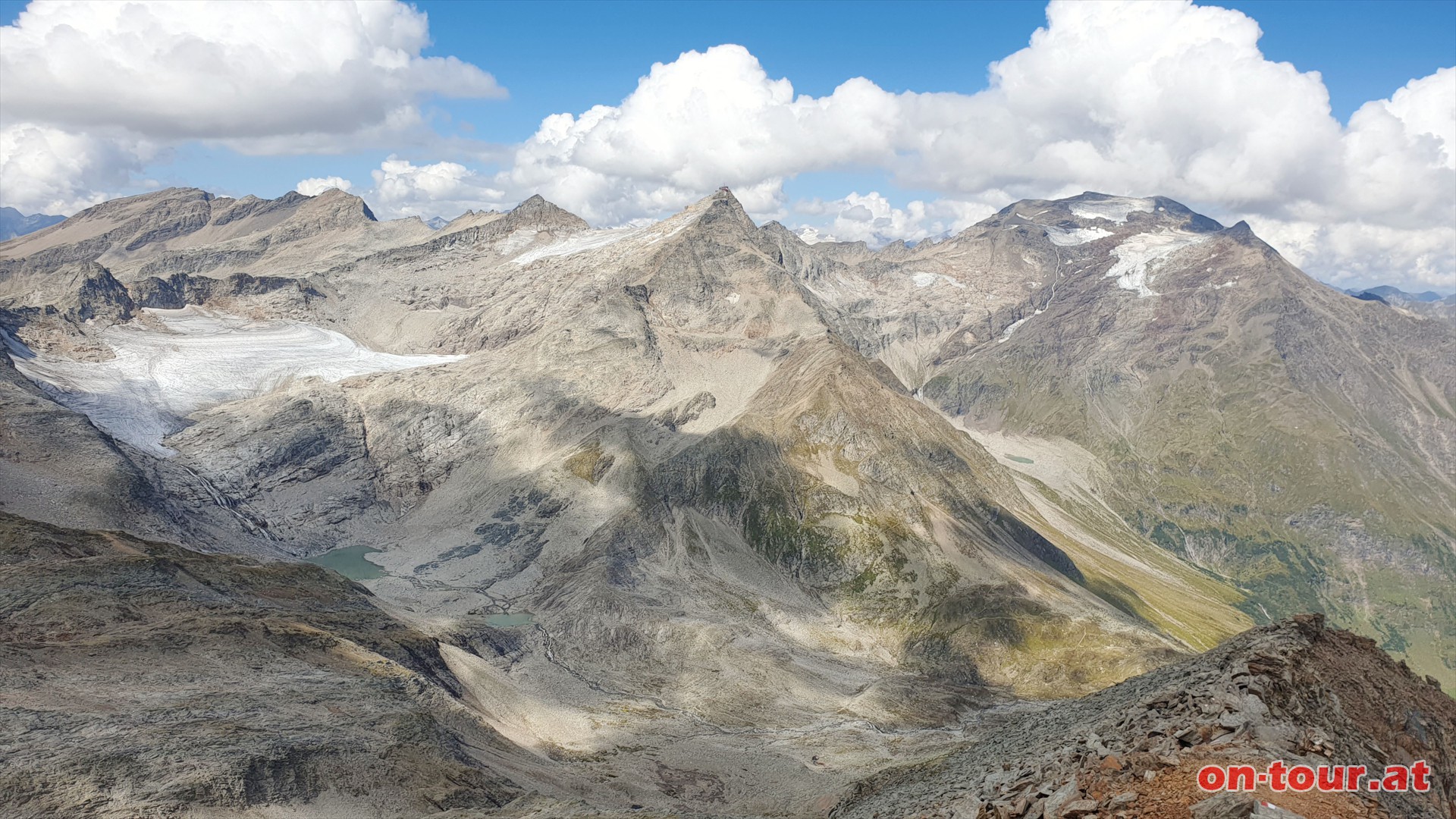 Herzog-Ernst-Spitze; NW-Blick zum Sonnblick.