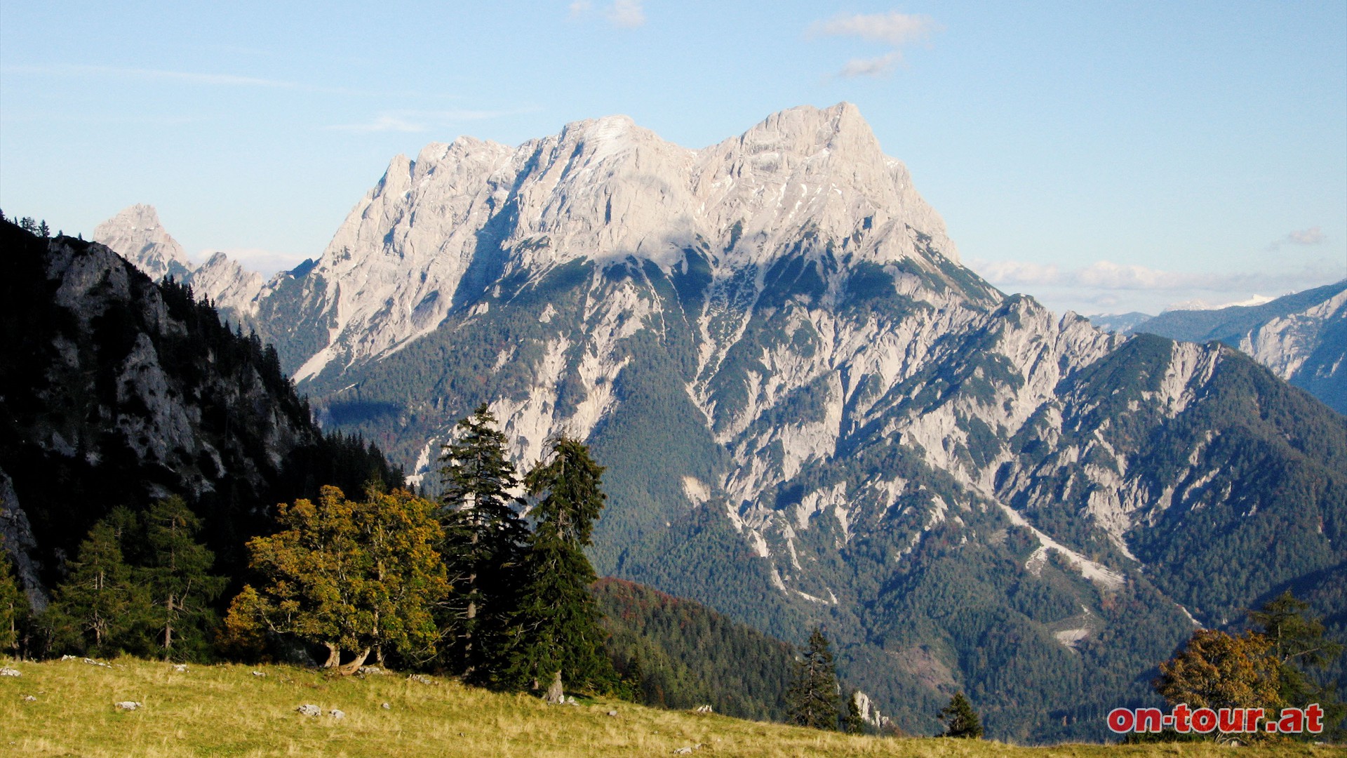 Der Groe Buchstein im Osten.