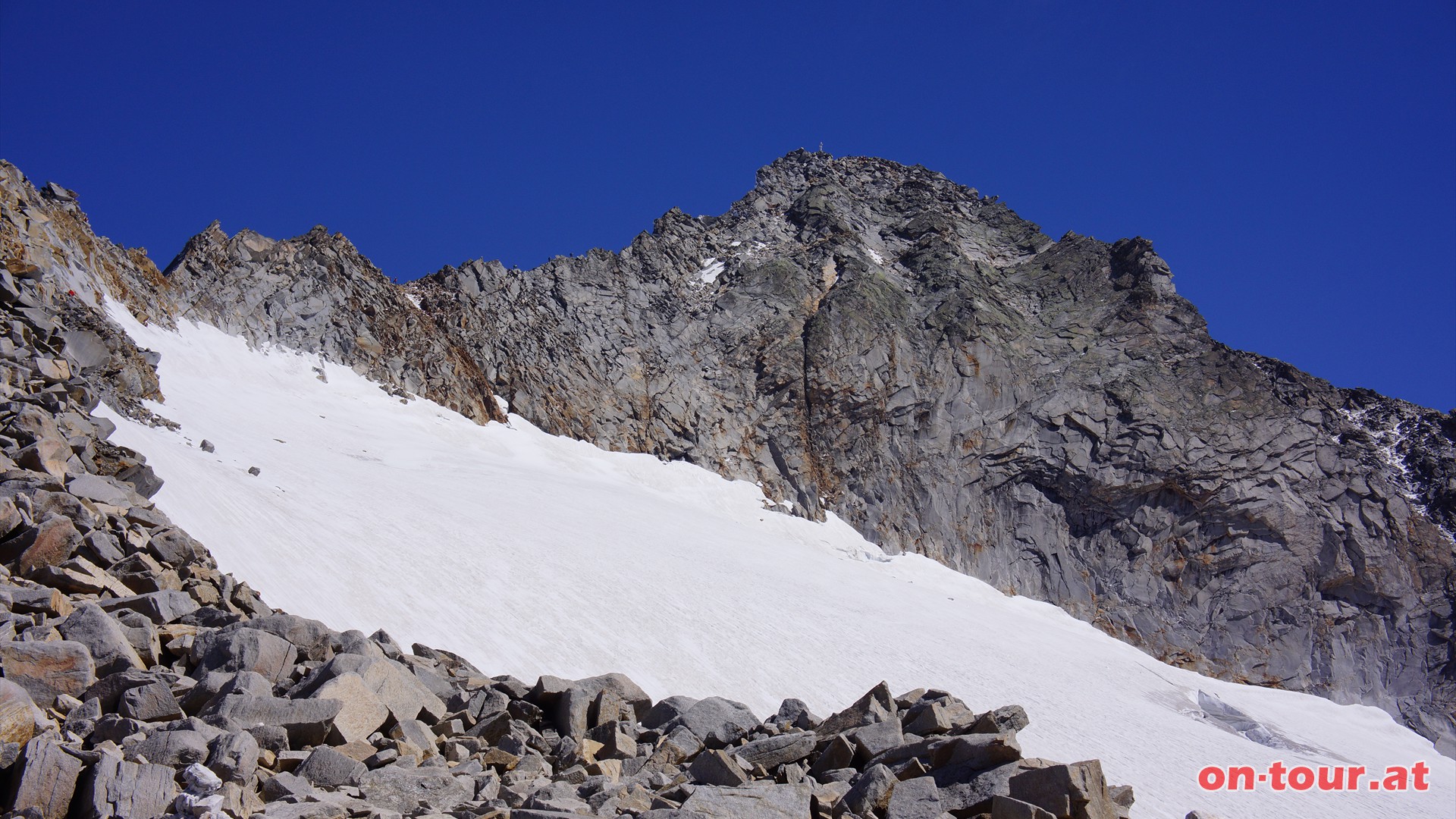 Die Sdflanke der Hochalmspitze mit dem Trippkees.