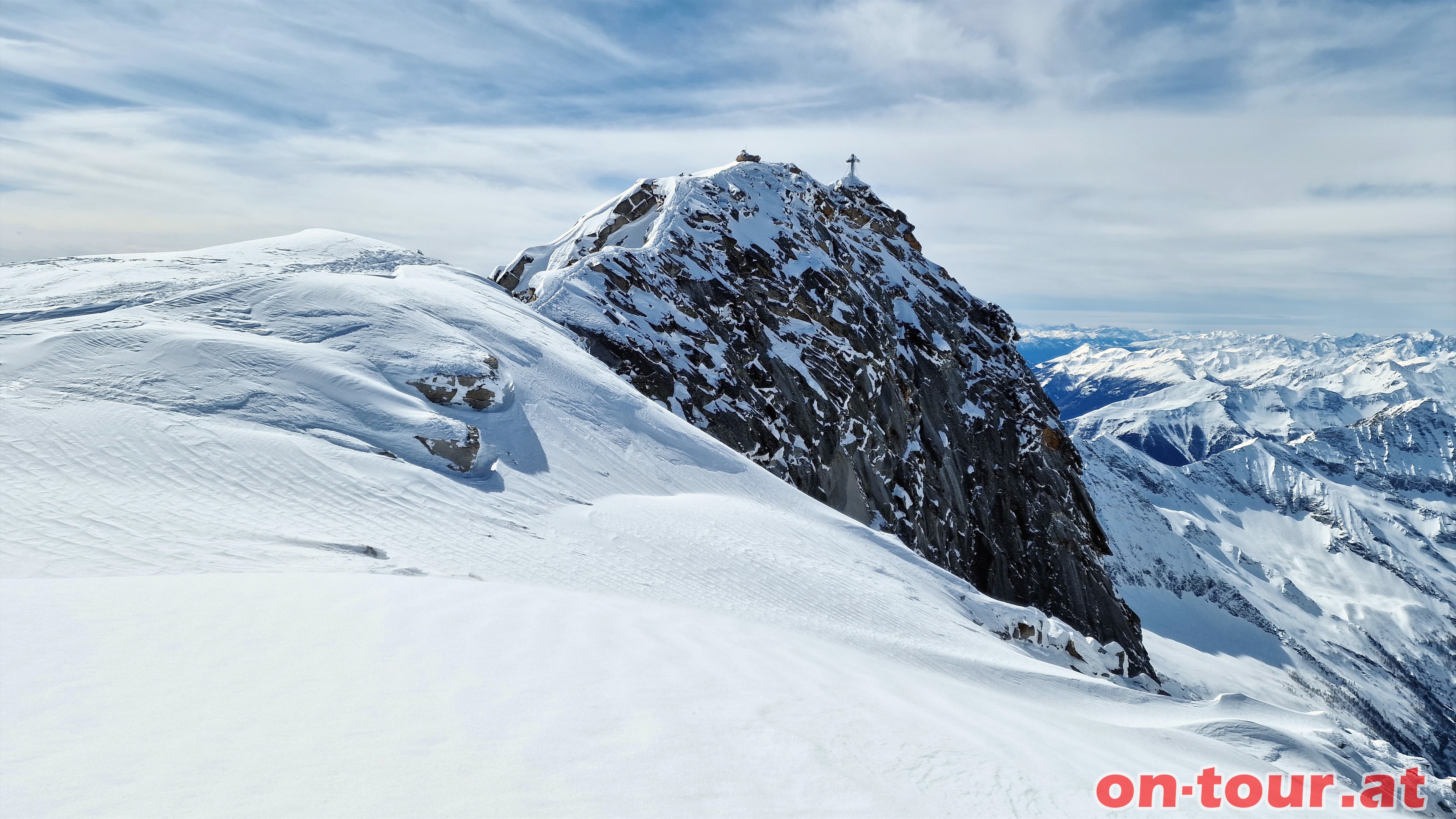 Gipfelaufbau der Hochalmspitze.