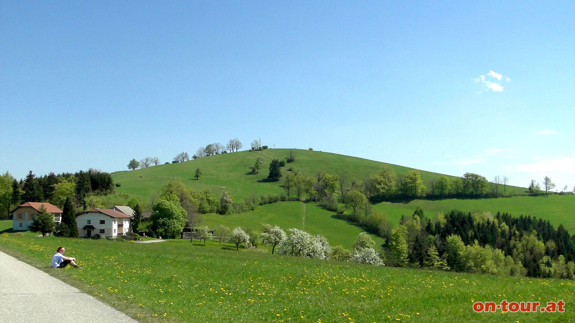 Auch der Hochkogelberg ist schon greifbar nah.