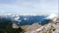 Die beeindruckende Hochflche des Toten Gebirges im Westen; mit den hchsten Erhebungen Gr. Priel und Spitzmauer (rechts).