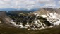 Wir nhern uns dem Querlstein (links). In der Mitte die Kamperalm mit dem Kawasser-See und rechts die Mlbingkette.