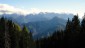 Schöne Einblicke in die Steiner Alpen beim Abstieg.