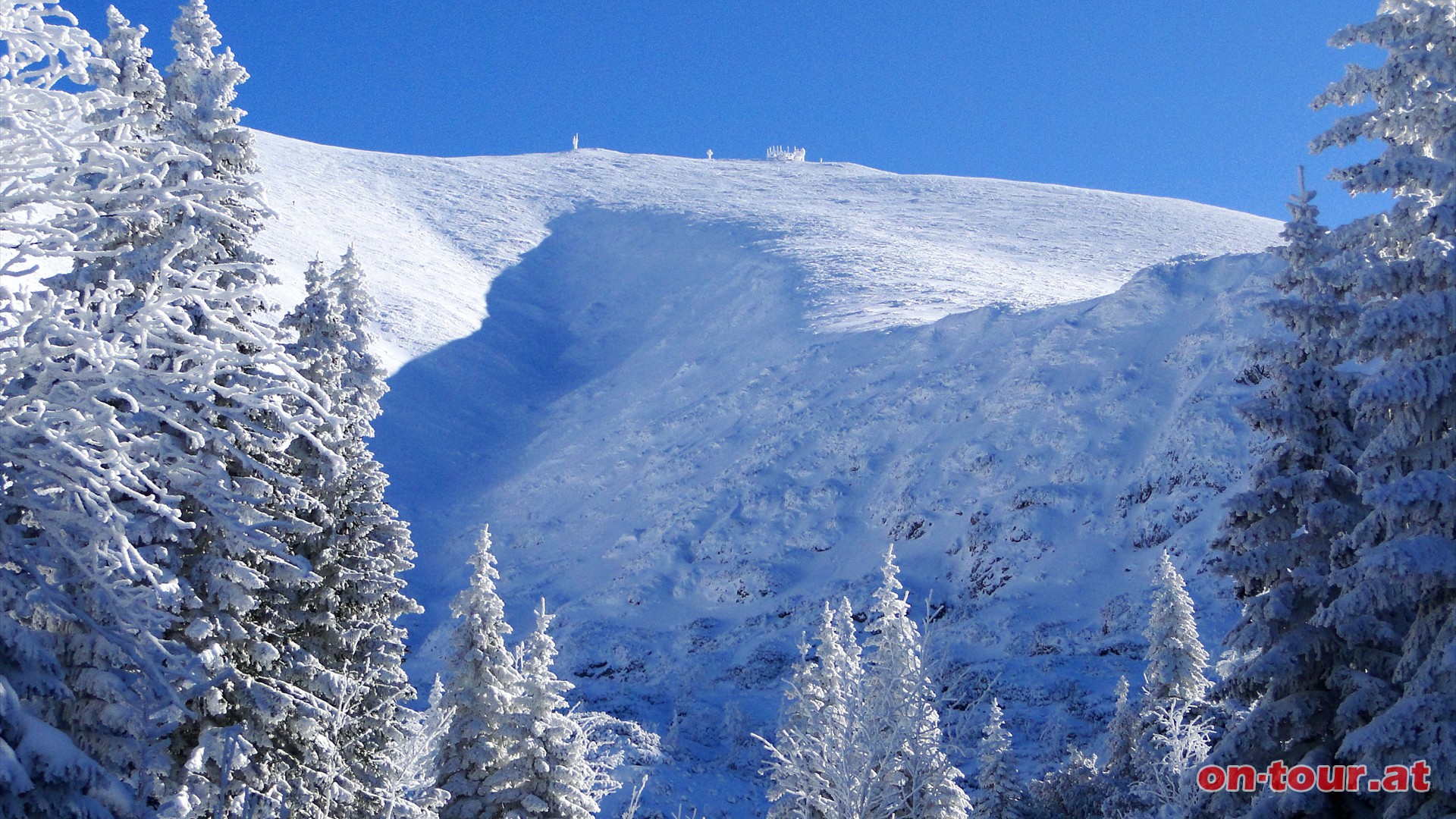 ......zum Schneegraben, welcher fast direkt zum Klosterwappen fhrt.