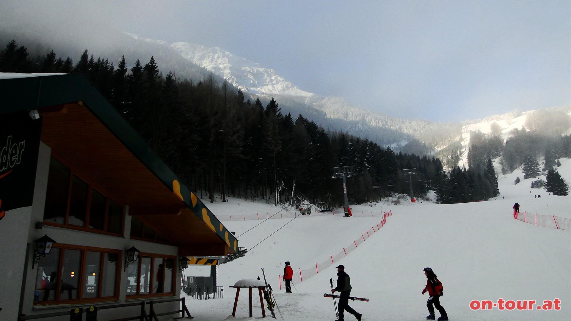 Tourstart; Salamander Sessellift Talstation - wenns schnell gehen muss = 1 Std. Zeitersparnis.