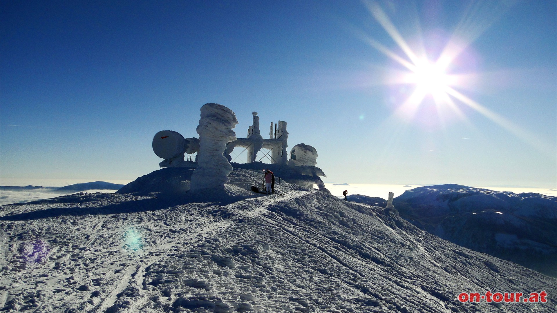 Und bald danach, nach ca. 4 Std. Aufstieg, ist der Hochscheeberg erreicht.