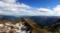 Im Sden der Regenkarspitz (Vordergrund) und am Horizont noch der Zirbitzkogel.